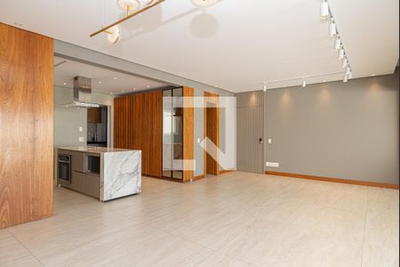 Sala de apartamento à venda com 3 quartos, 136m² em Campo Belo, São Paulo