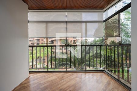 Varanda da Sala de apartamento à venda com 3 quartos, 108m² em Vila Andrade, São Paulo