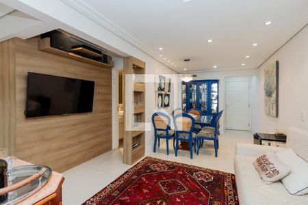 Sala de apartamento à venda com 1 quarto, 60m² em Brooklin Novo, São Paulo