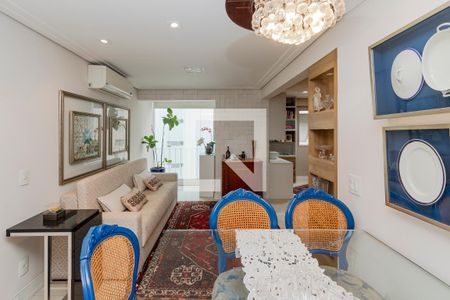 Sala de apartamento à venda com 1 quarto, 60m² em Brooklin Novo, São Paulo