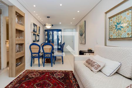 Sala de apartamento à venda com 1 quarto, 60m² em Brooklin Novo, São Paulo