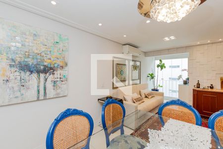 Sala de apartamento à venda com 1 quarto, 60m² em Brooklin Novo, São Paulo