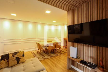 Sala de estar - Sala de jantar  de apartamento para alugar com 2 quartos, 64m² em Jardim Prudência, São Paulo