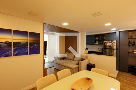 Sala de estar - Sala de jantar  de apartamento para alugar com 2 quartos, 64m² em Jardim Prudência, São Paulo