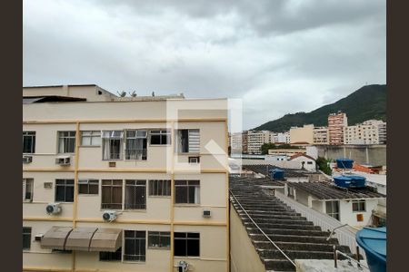 Vista da Sala de apartamento à venda com 1 quarto, 45m² em Tijuca, Rio de Janeiro