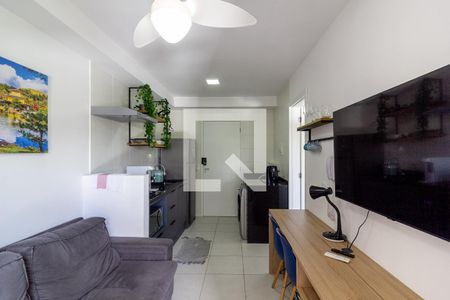 Sala de apartamento para alugar com 1 quarto, 30m² em Jardim Caravelas, São Paulo