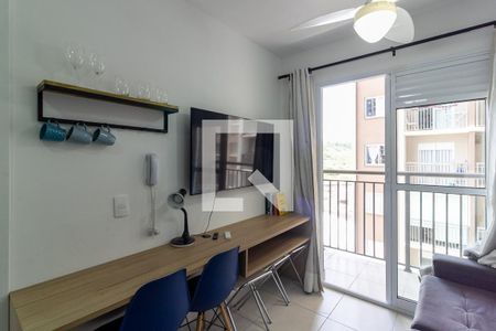Sala de apartamento para alugar com 1 quarto, 30m² em Jardim Caravelas, São Paulo