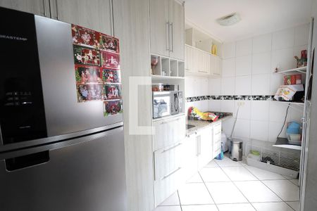Cozinha de apartamento à venda com 2 quartos, 49m² em Jardim Utinga, Santo André