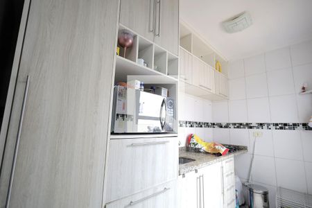 Cozinha de apartamento à venda com 2 quartos, 49m² em Jardim Utinga, Santo André