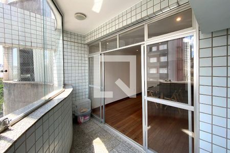 Varanda da Sala de apartamento para alugar com 3 quartos, 105m² em Santo Antônio, Belo Horizonte