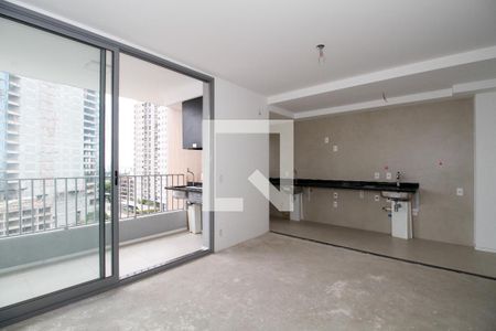 Sala e Cozinha de apartamento à venda com 3 quartos, 96m² em Pinheiros, São Paulo