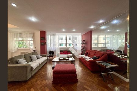 Sala de apartamento para alugar com 3 quartos, 150m² em Copacabana, Rio de Janeiro