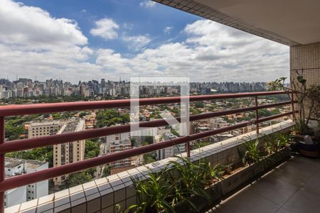 Varanda da Sala de apartamento à venda com 4 quartos, 260m² em Itaim Bibi, São Paulo