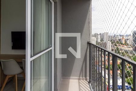 Varanda de apartamento para alugar com 1 quarto, 27m² em Campo Belo, São Paulo