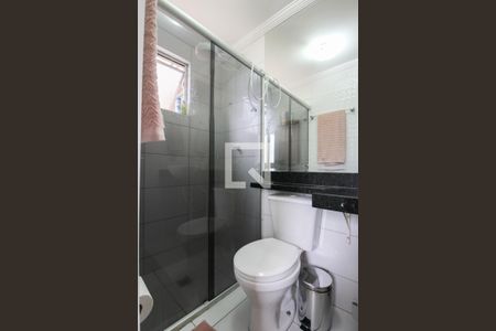 Banheiro da Suíte de apartamento para alugar com 3 quartos, 75m² em Planalto, Belo Horizonte
