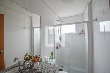 Banheiro da Suíte de apartamento à venda com 3 quartos, 70m² em Nova Petrópolis, São Bernardo do Campo