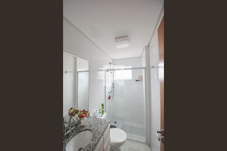Banheiro da Suíte de apartamento à venda com 3 quartos, 70m² em Nova Petrópolis, São Bernardo do Campo