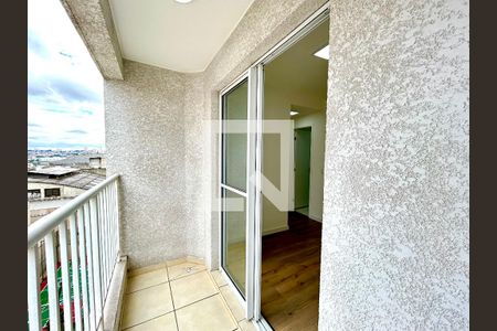 Varanda da Sala de apartamento para alugar com 2 quartos, 43m² em Vila Sao Joao, Guarulhos