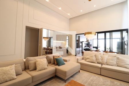 Sala de casa de condomínio para alugar com 3 quartos, 219m² em Granja Marileusa, Uberlândia