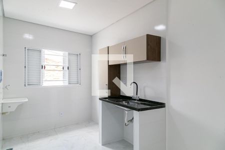Cozinha e Área de Serviço de kitnet/studio para alugar com 1 quarto, 18m² em Pompéia, Belo Horizonte