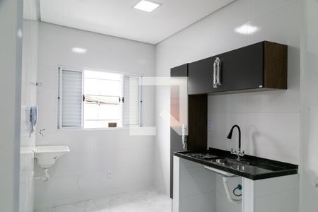 Cozinha e Área de Serviço de kitnet/studio para alugar com 1 quarto, 19m² em Pompéia, Belo Horizonte