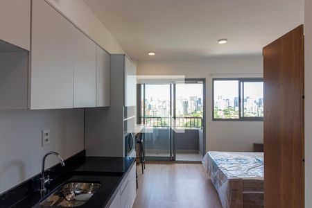 Studio de kitnet/studio para alugar com 1 quarto, 25m² em Vila Olímpia, São Paulo