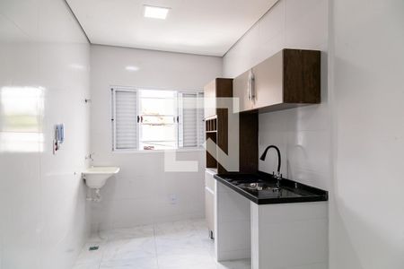 Cozinha e Área de Serviço de kitnet/studio para alugar com 1 quarto, 20m² em Pompéia, Belo Horizonte