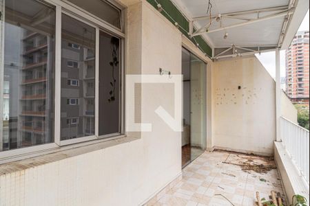 Varanda da Sala de apartamento à venda com 1 quarto, 75m² em Bela Vista, São Paulo