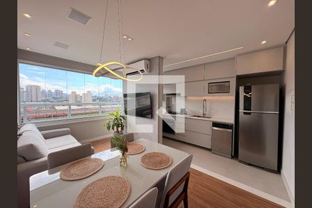 Sala de apartamento à venda com 2 quartos, 44m² em Jardim Shangai, Jundiaí