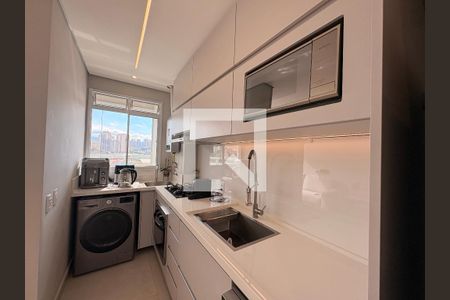 Cozinha de apartamento à venda com 2 quartos, 44m² em Jardim Shangai, Jundiaí
