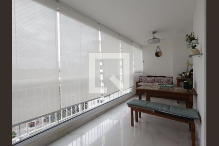 Varanda da Sala de apartamento à venda com 4 quartos, 125m² em Jardim Vazani, São Paulo