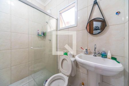 Banheiro de apartamento à venda com 2 quartos, 57m² em Cidade São Jorge, Santo André