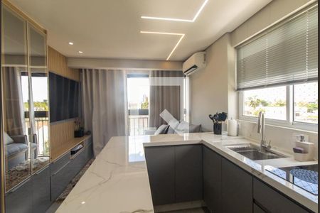 Sala/Cozinha de apartamento para alugar com 1 quarto, 36m² em Portão, Curitiba
