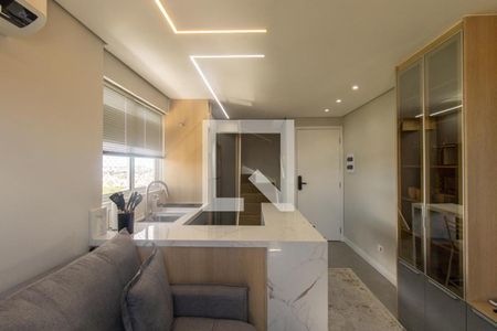 Sala/Cozinha de apartamento para alugar com 1 quarto, 36m² em Portão, Curitiba