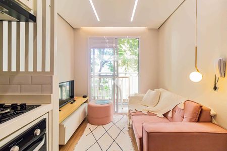 Sala de apartamento para alugar com 1 quarto, 28m² em Ferreira, São Paulo