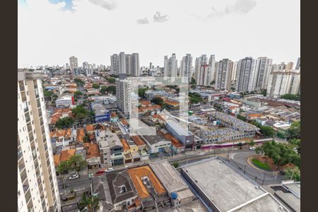 Sala/Cozinha - Vista de apartamento para alugar com 1 quarto, 24m² em Belenzinho, São Paulo