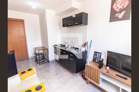 Sala/Cozinha de apartamento para alugar com 1 quarto, 24m² em Belenzinho, São Paulo