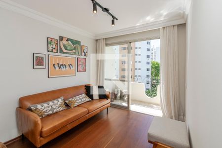 Sala de apartamento para alugar com 2 quartos, 67m² em Campo Belo, São Paulo