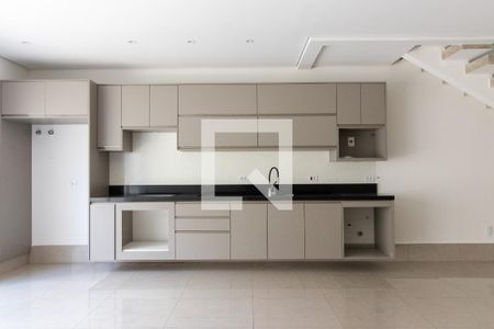 Sala/Cozinha de casa de condomínio à venda com 3 quartos, 173m² em Parque Taquaral, Campinas