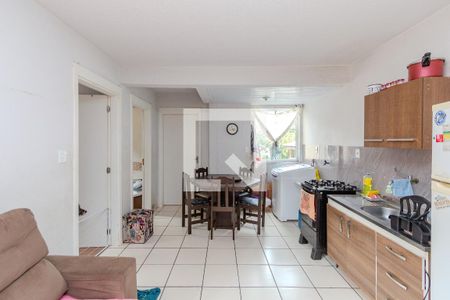 Sala/Cozinha de apartamento à venda com 2 quartos, 59m² em Glória, Porto Alegre