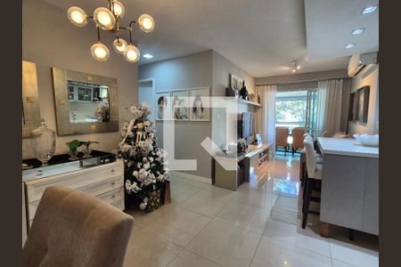 Sala  de apartamento à venda com 2 quartos, 69m² em Recreio dos Bandeirantes, Rio de Janeiro