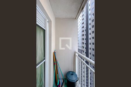 Varanda da Sala de apartamento à venda com 1 quarto, 28m² em Belenzinho, São Paulo