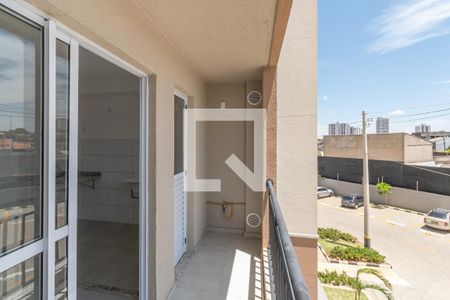 Varanda Sala/Cozinha  de apartamento para alugar com 2 quartos, 51m² em Jardim Nova Alvorada, Hortolândia