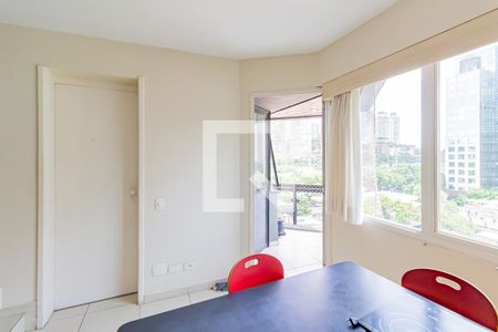 Sala de apartamento para alugar com 1 quarto, 49m² em Brooklin Novo, São Paulo