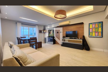 Sala de apartamento para alugar com 3 quartos, 163m² em Marapé, Santos