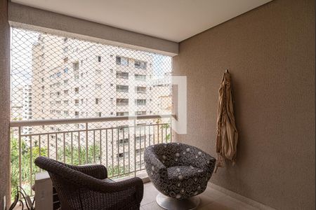 Varanda da Sala de apartamento para alugar com 1 quarto, 45m² em Bela Vista, São Paulo
