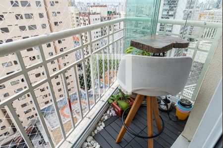 Varanda da Sala de apartamento para alugar com 2 quartos, 55m² em Consolação, São Paulo