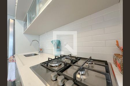 Sala/Cozinha de apartamento à venda com 2 quartos, 46m² em Barra Funda, São Paulo
