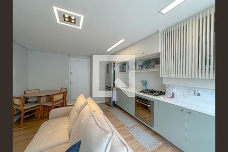 Sala/Cozinha de apartamento à venda com 2 quartos, 46m² em Barra Funda, São Paulo