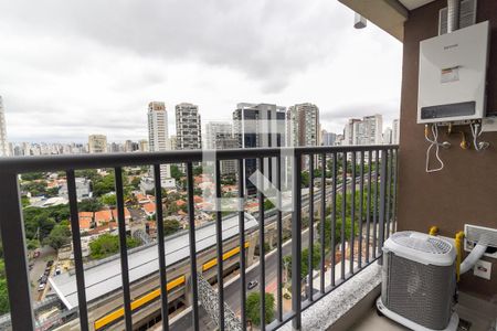 Varanda de kitnet/studio para alugar com 1 quarto, 24m² em Vila Cordeiro, São Paulo
